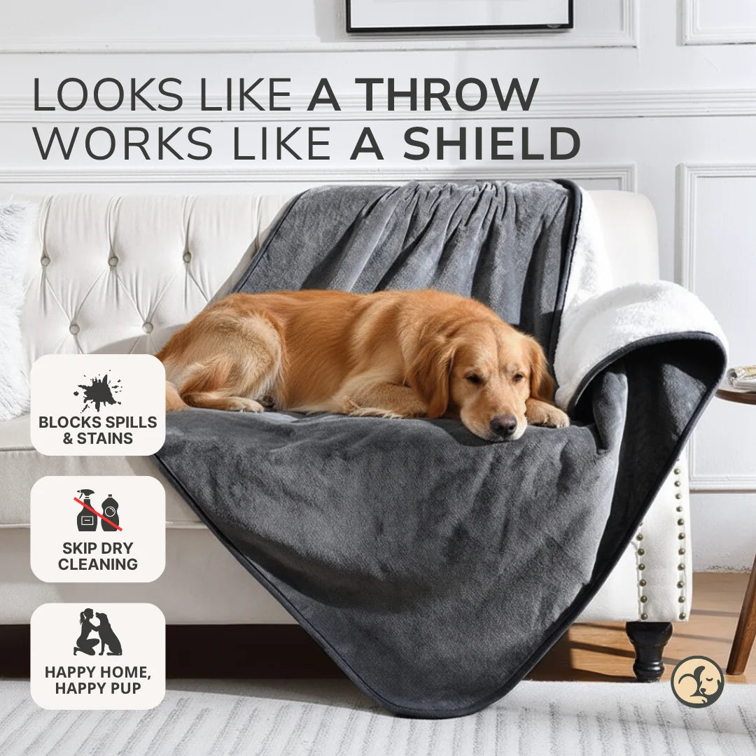 Waterproof Blanket by Plofty – Dark Gray