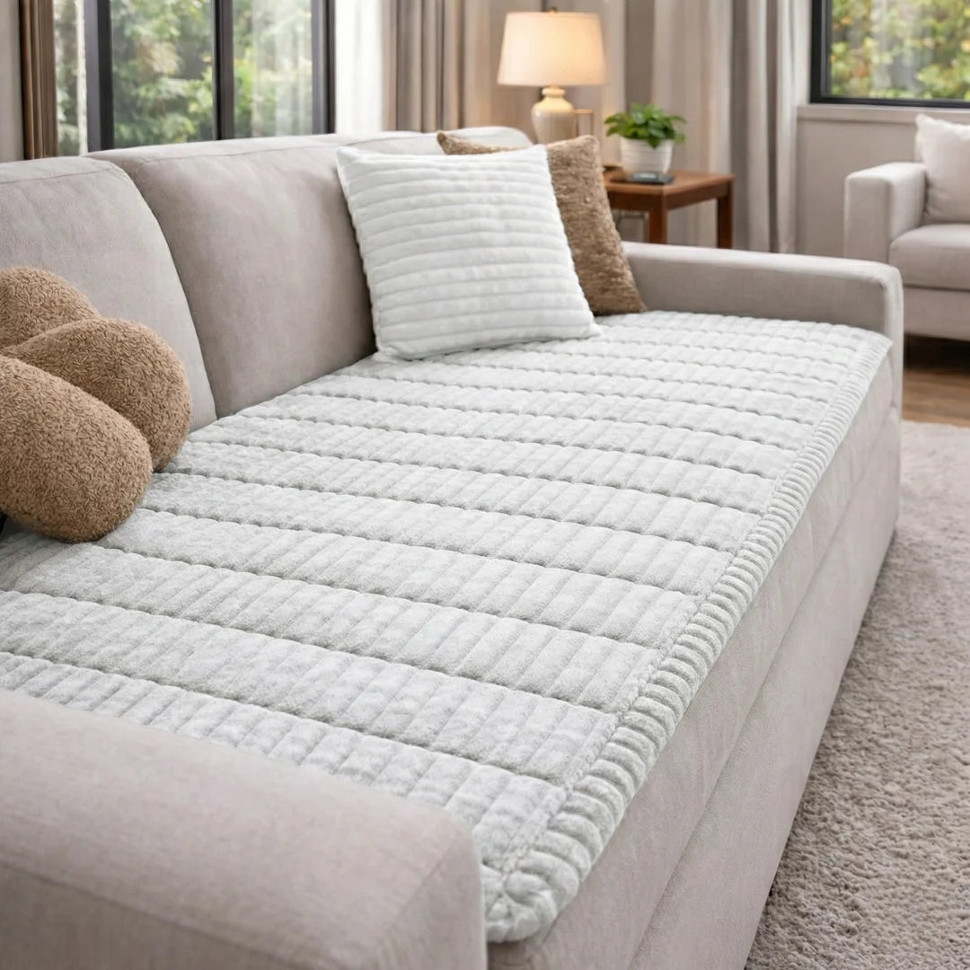 Plofty™ Plush Pet Sofa Cover