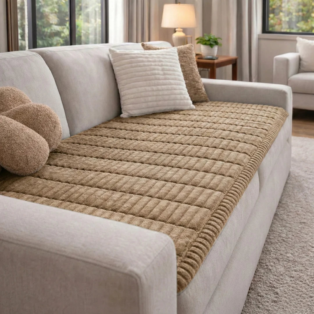 Plofty™ Plush Pet Sofa Cover