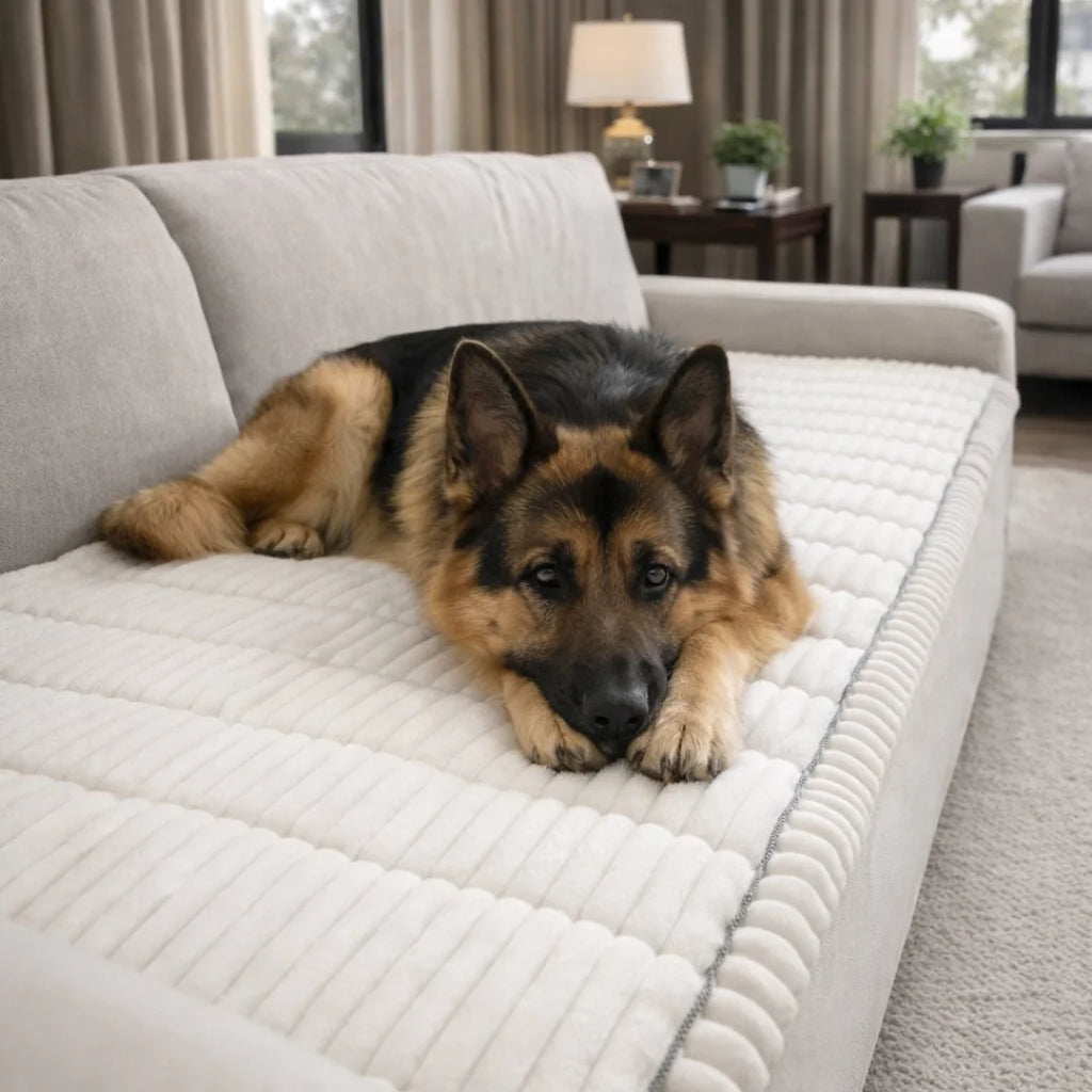 Plofty™ Plush Pet Sofa Cover