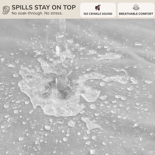 Waterproof Blanket by Plofty – Light Gray