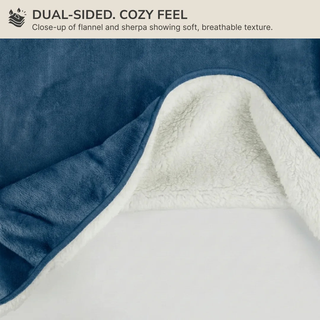 Waterproof Blanket by Plofty – Blue