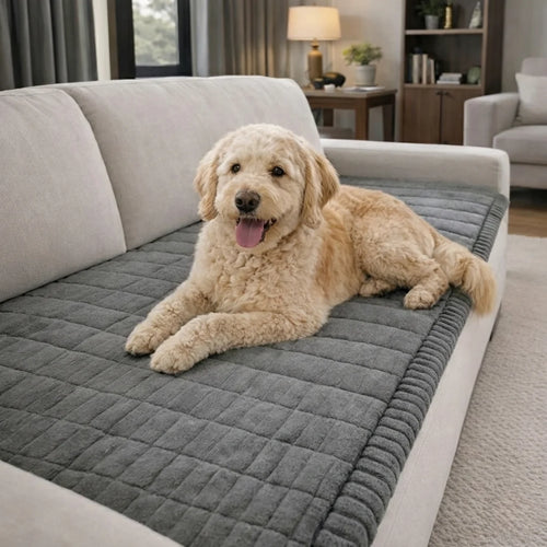 Plofty™ Plush Pet Sofa Cover