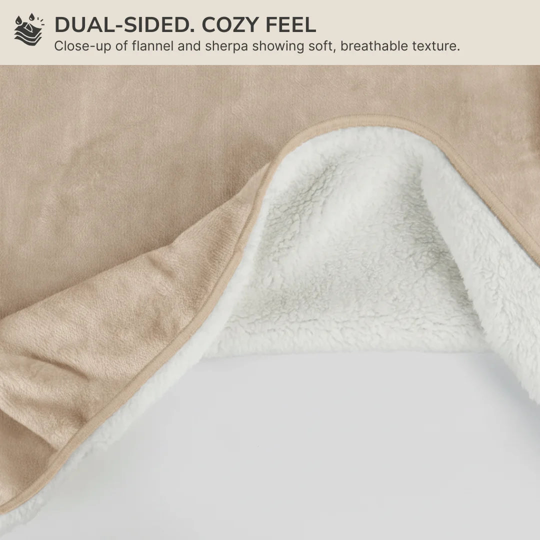 Waterproof Blanket by Plofty – Beige