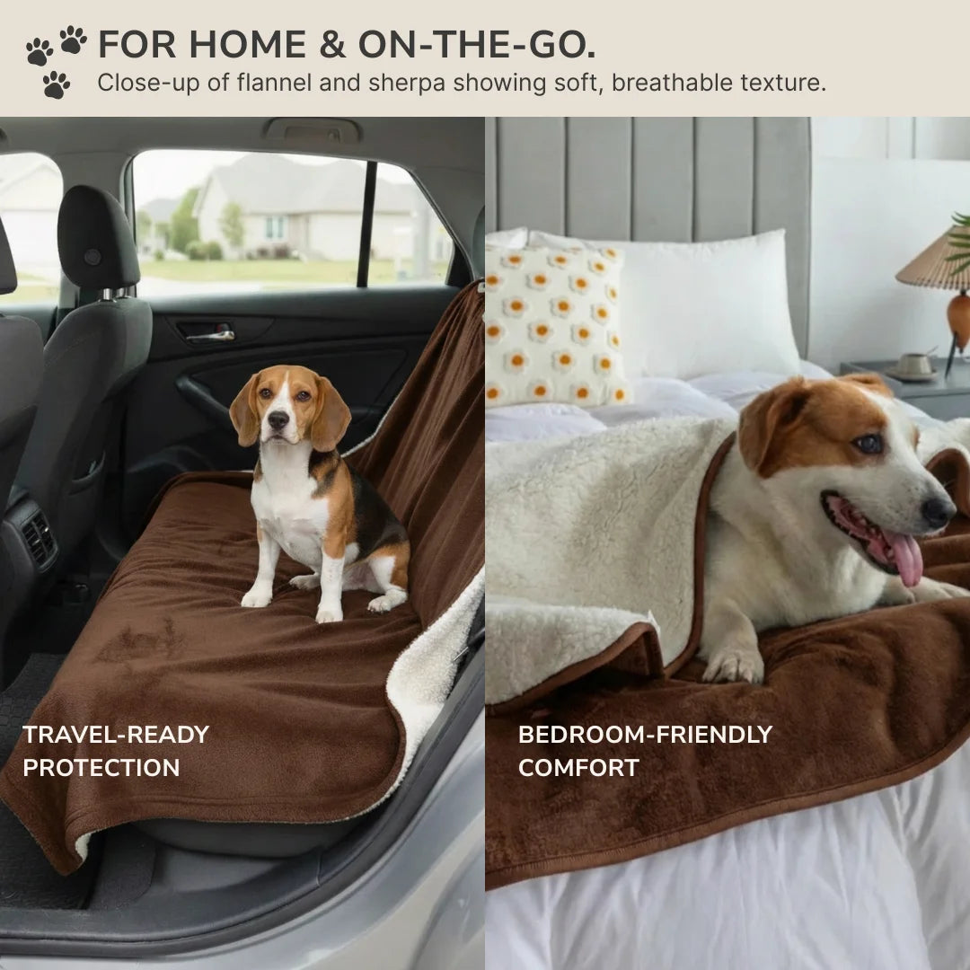 Waterproof Blanket by Plofty – Coffee
