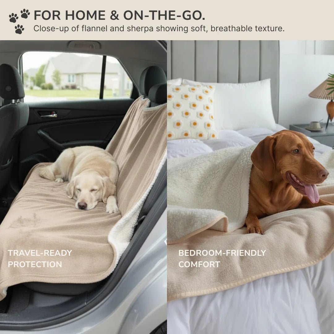 Waterproof Blanket by Plofty – Beige