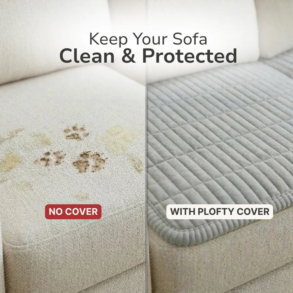 Plofty™ Plush Pet Sofa Cover