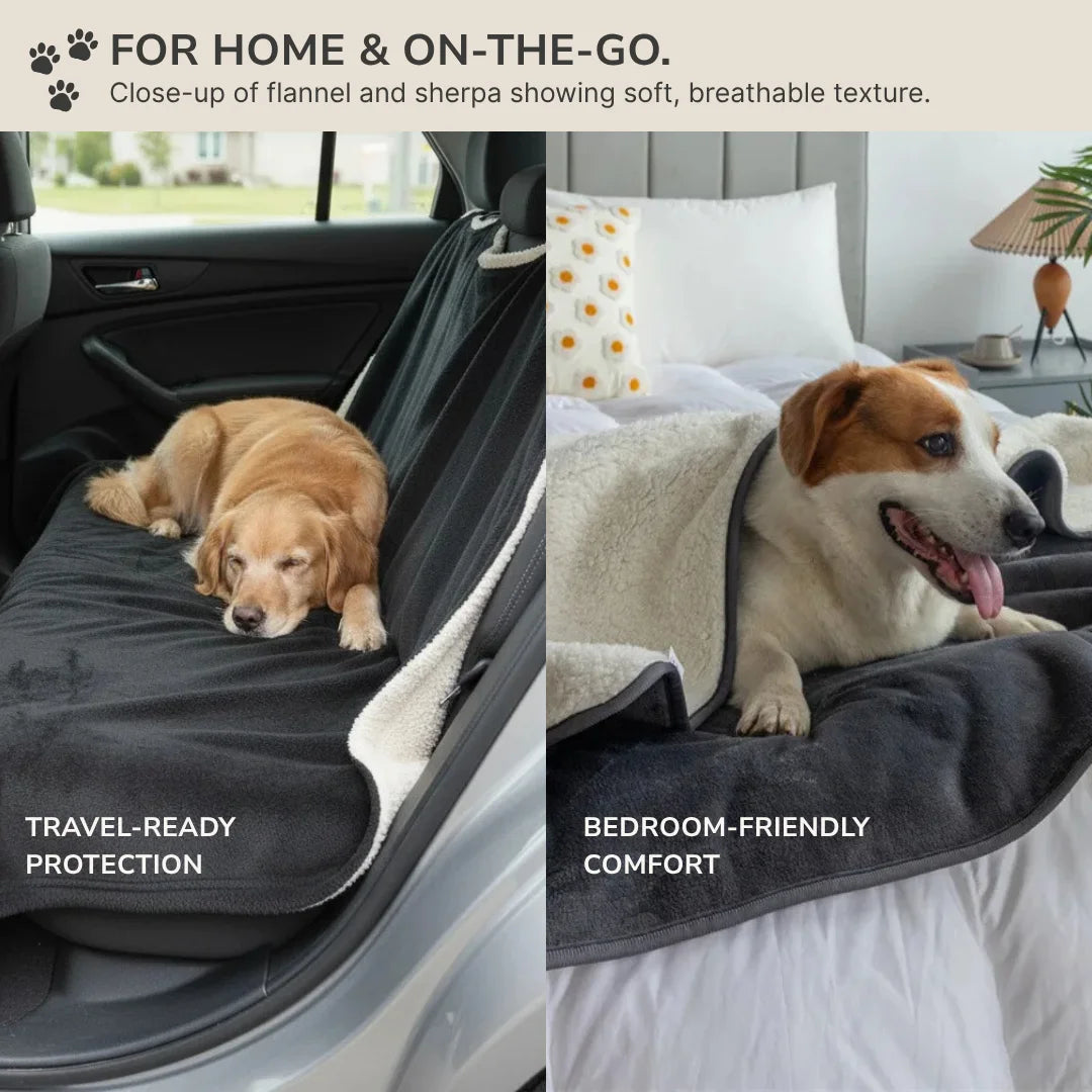 Waterproof Blanket by Plofty – Dark Gray