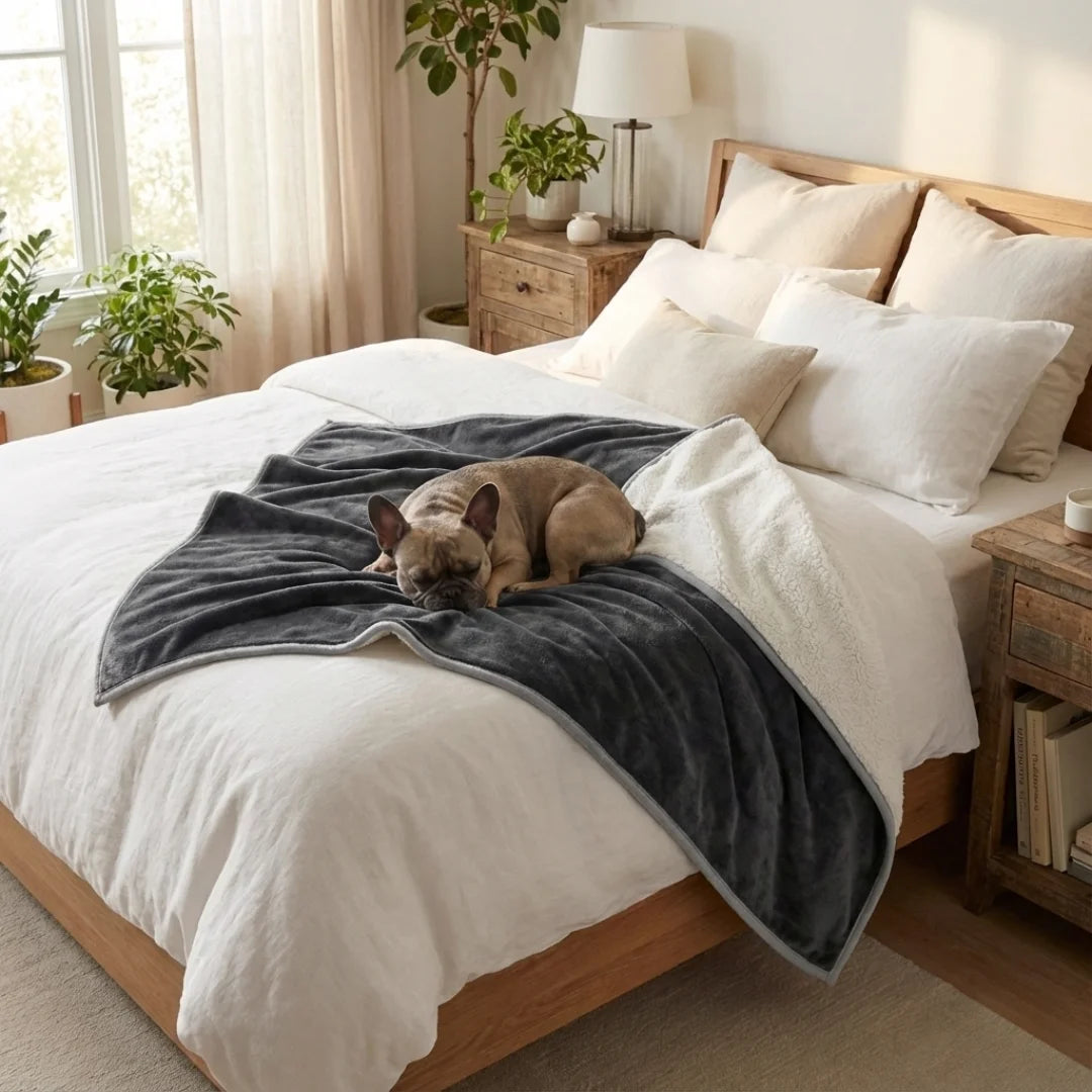 Waterproof Blanket by Plofty – Dark Gray