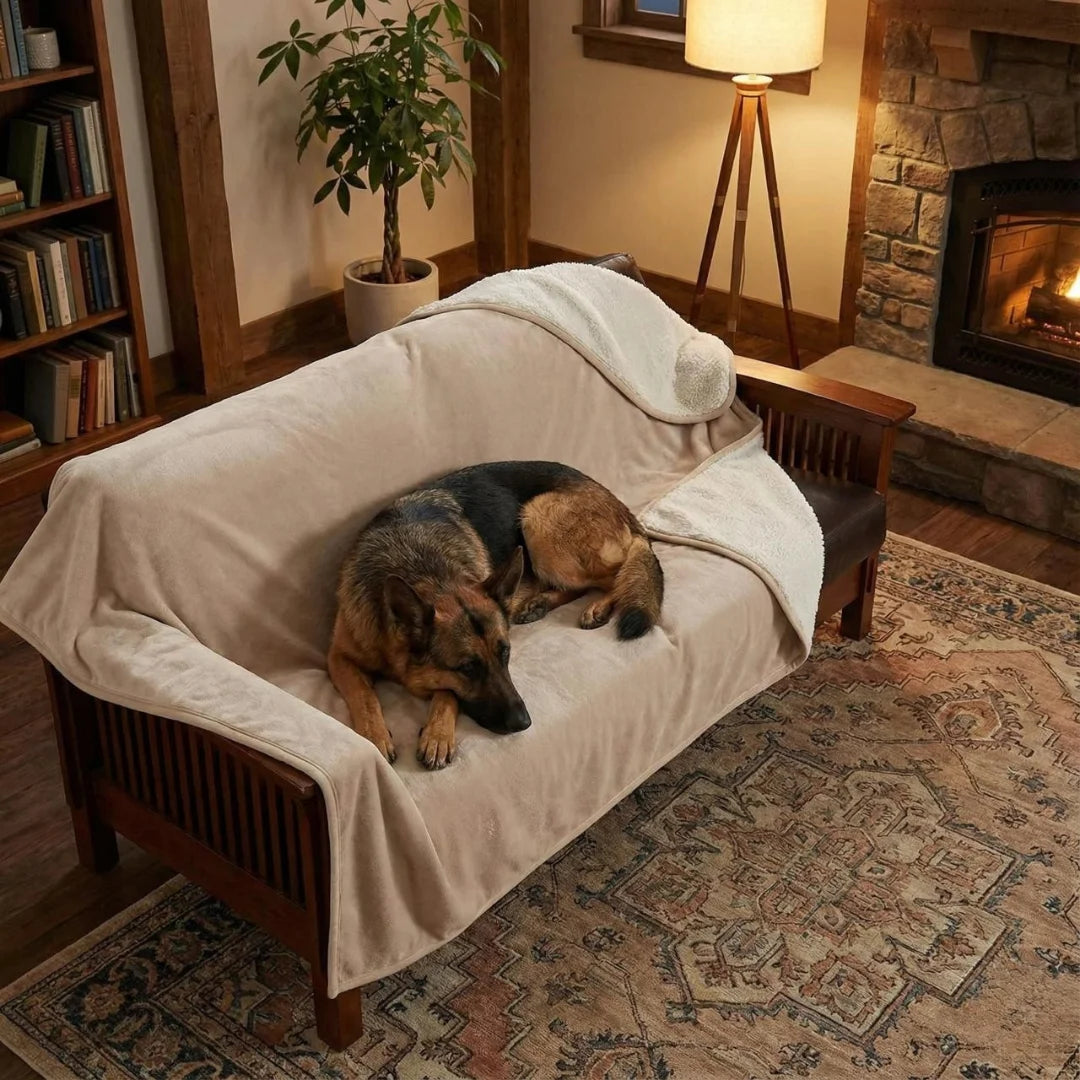 Waterproof Blanket by Plofty – Beige