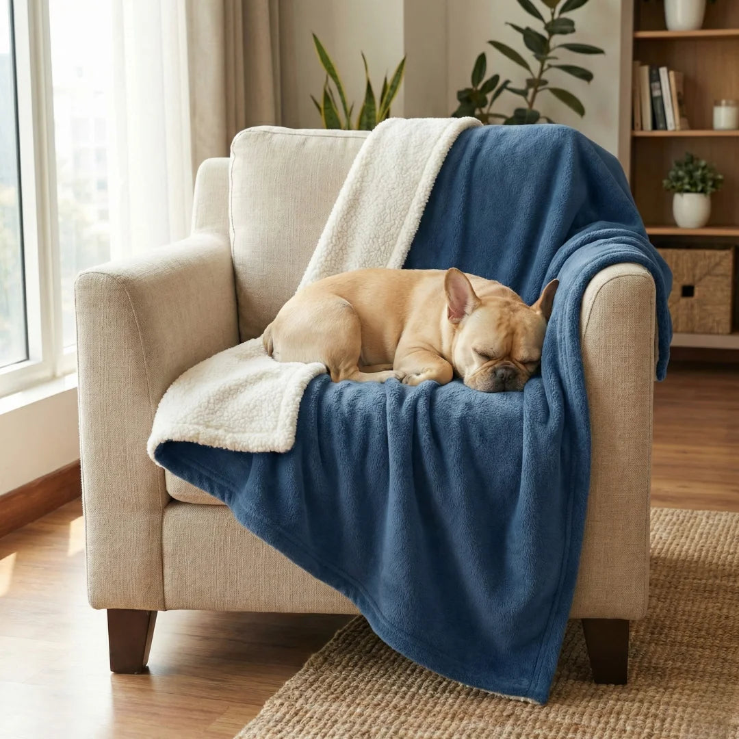 Waterproof Blanket by Plofty – Blue