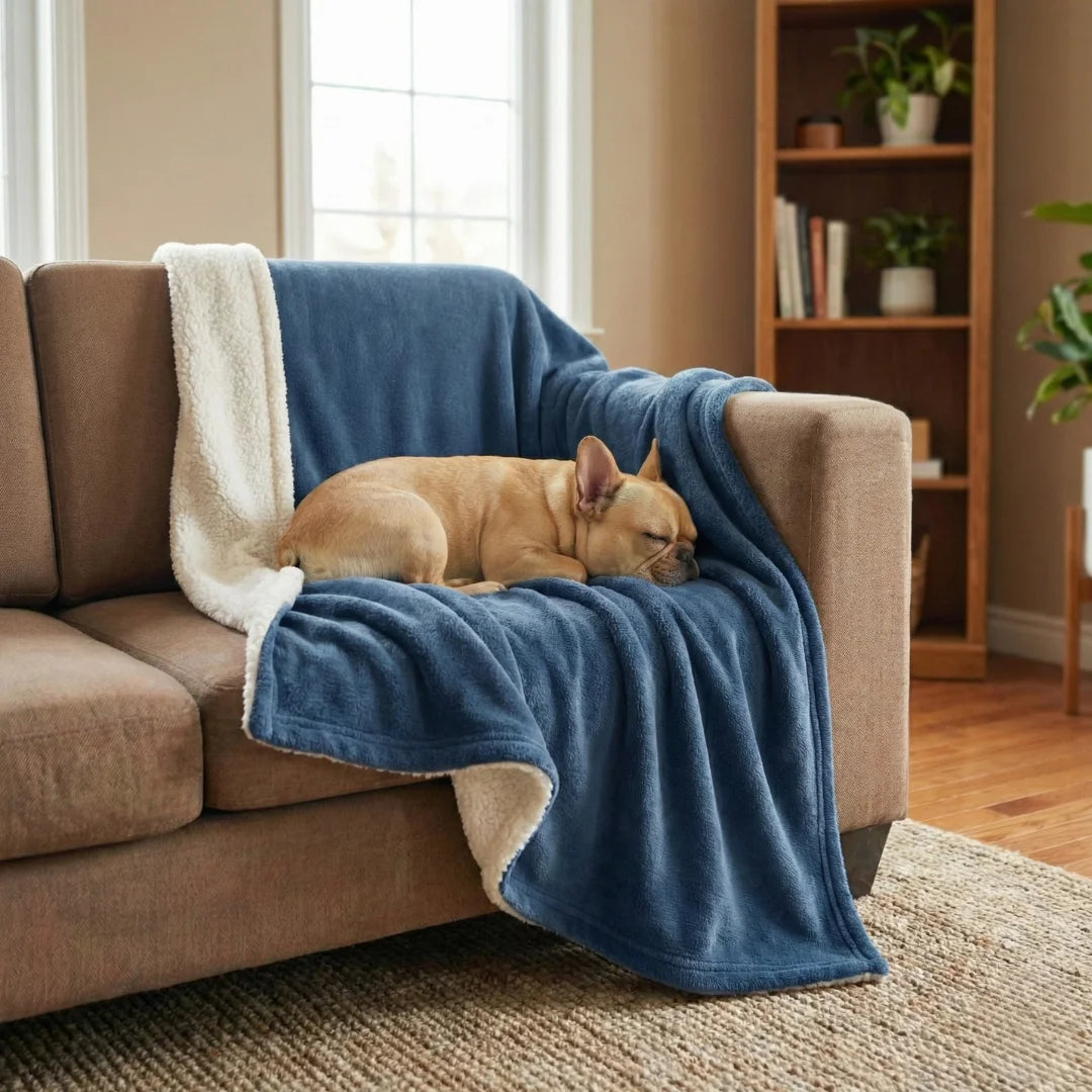 Waterproof Blanket by Plofty – Blue