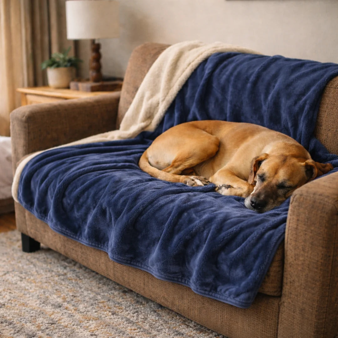 Waterproof Blanket by Plofty – Blue