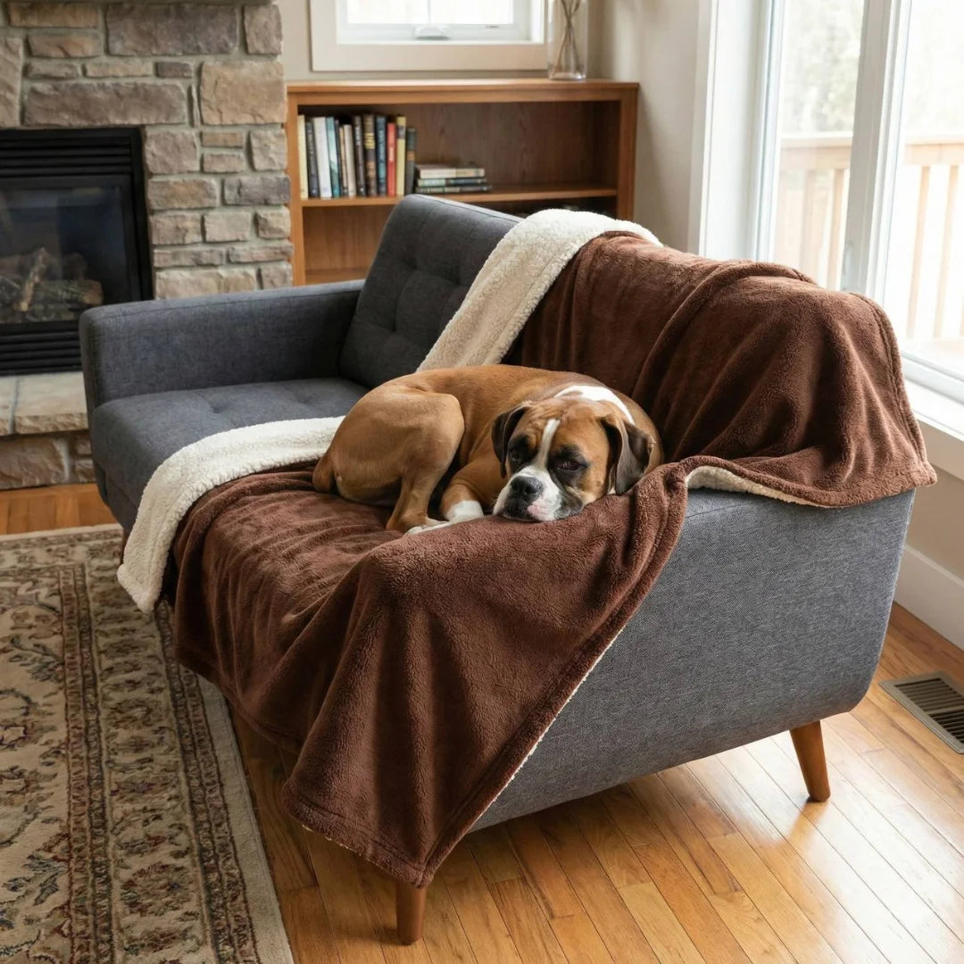 Waterproof Blanket by Plofty – Coffee