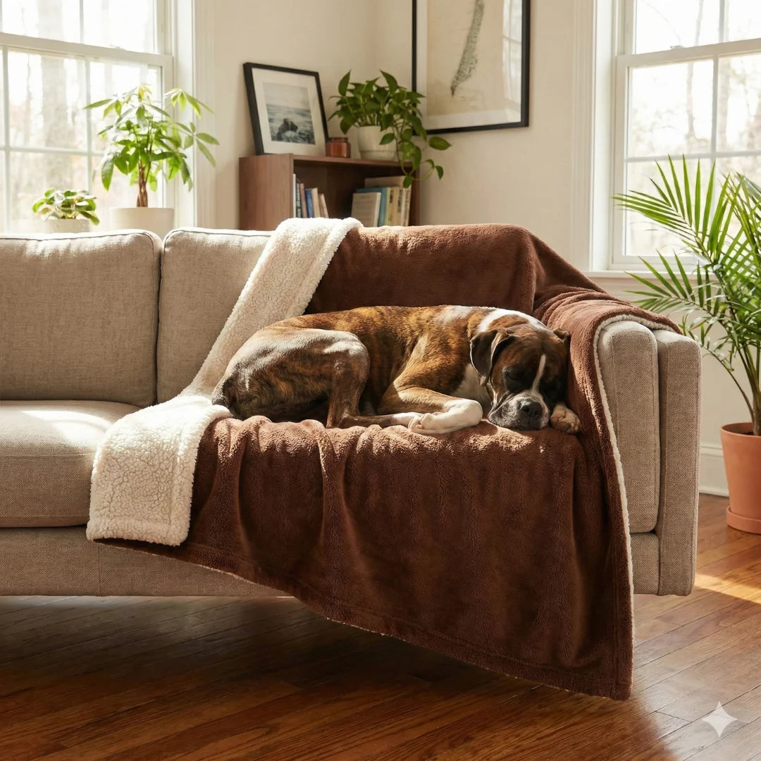 Waterproof Blanket by Plofty – Coffee