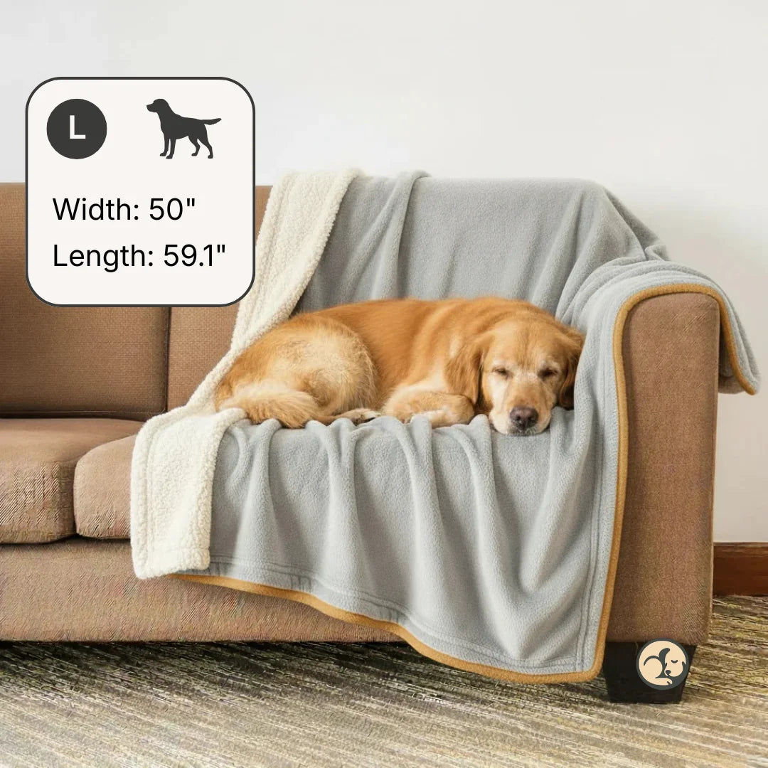 Waterproof Blanket by Plofty – Light Gray