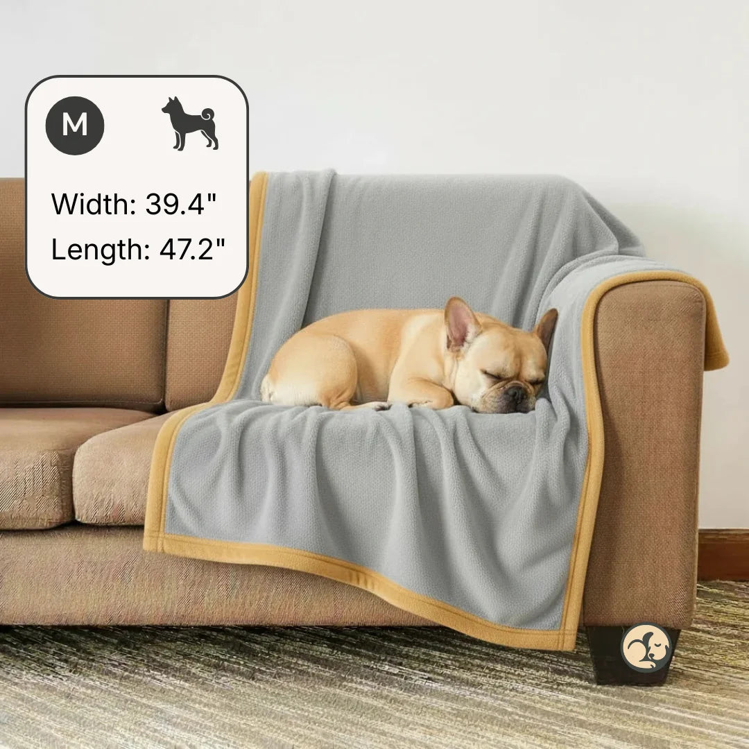 Waterproof Blanket by Plofty – Light Gray