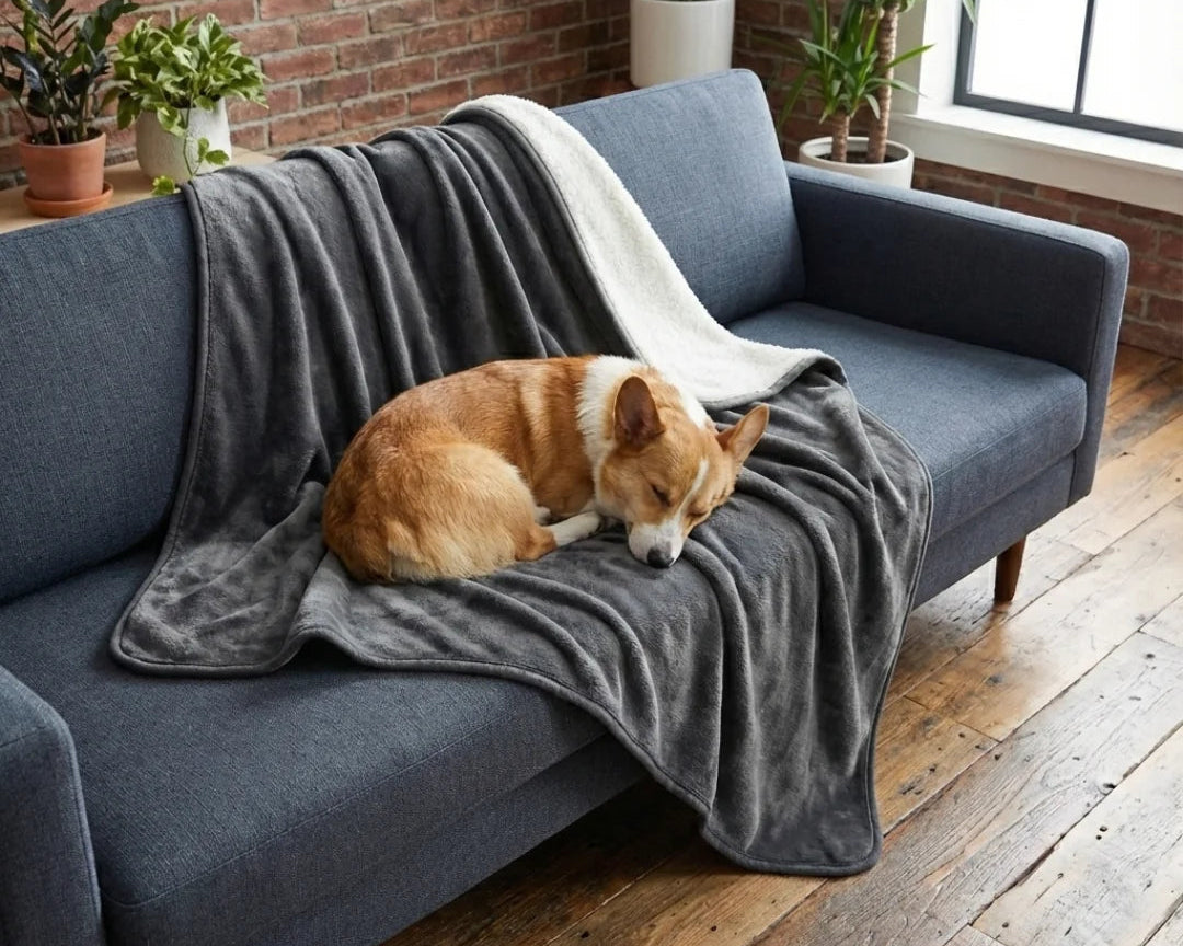 Waterproof Blanket by Plofty – Dark Gray