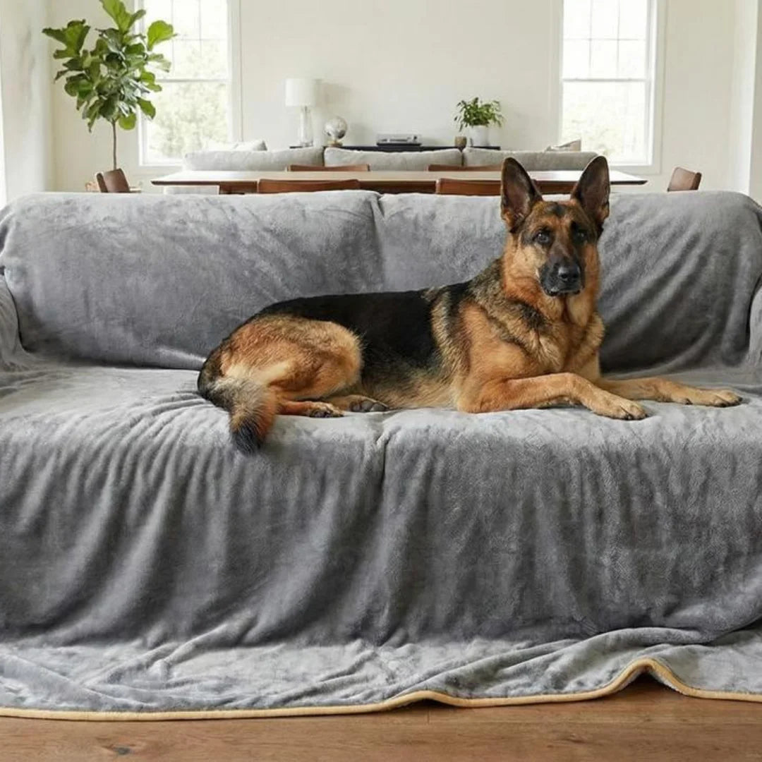 Waterproof Blanket by Plofty – Light Gray